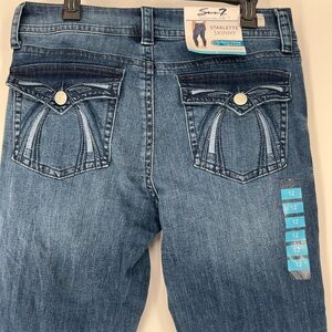 SEVEN 7 STARLETTE SKINNY‎ MID RISE JEANS